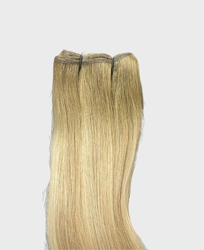 Extension à tissage blond clair – trame cousue
